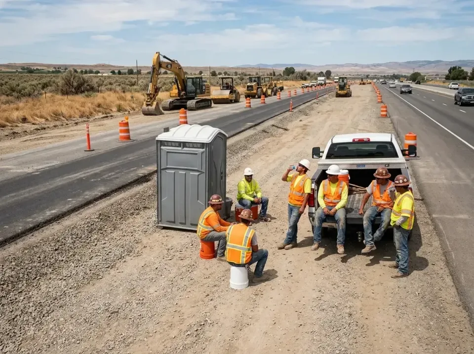 highway-road-construction-crew-007 — frequently asked questions, Porta Potty and Restroom Rentals in Safford, AZ